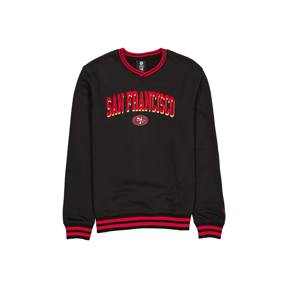 New Era San Francisco 49ers Sport Night Black Crewneck - Size M